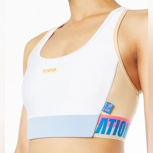 P.E Nation Gravity Sports Bra in Optic White Small